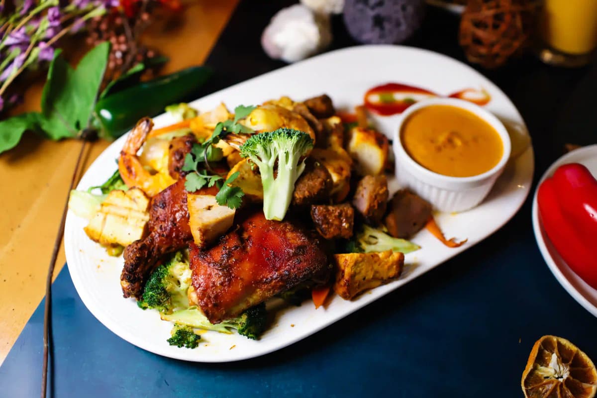 Sizzling Mixed Tandoori Platter